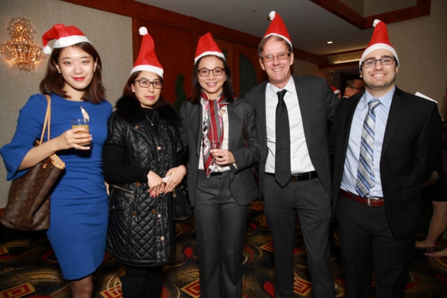 Hum Law Firm with friends at ACCE Christmas Party 2019